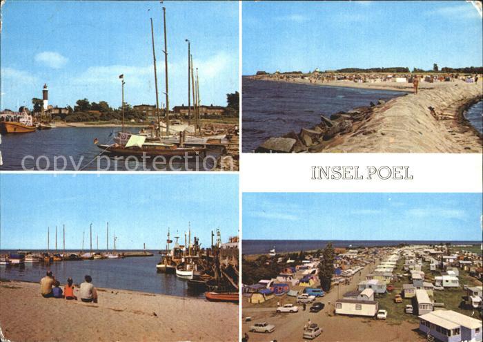 Timmendorf Insel Poel Hafen Leuchtturm An der Mole Zeltplatz