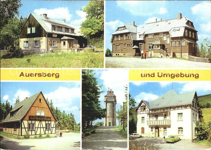 Johanngeorgenstadt Gasthaus Sauschwemme Berghotel Auersberg Aussichtsturm