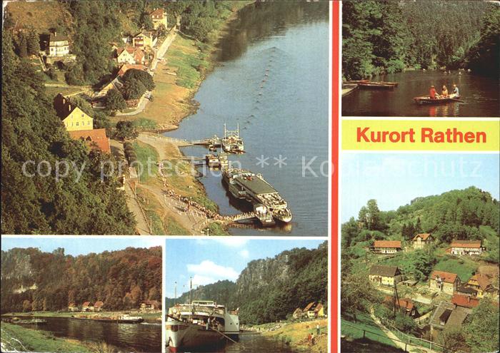 Rathen Saechsische Schweiz Dampferanlegestelle Amselsee Moench