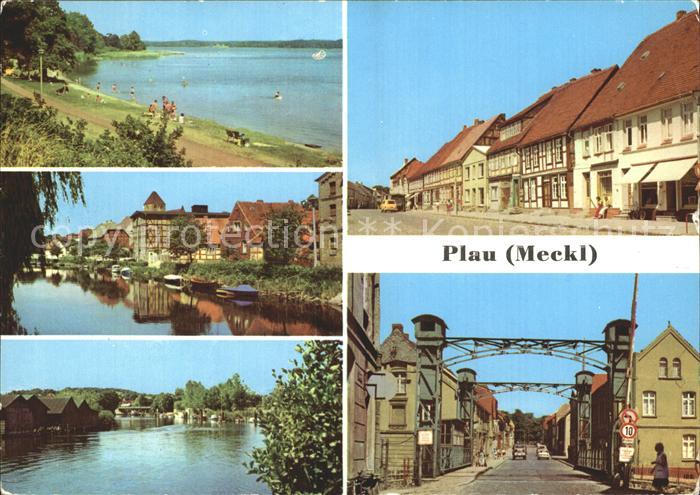 Plau See Seelust Strandstrasse Karl-Marx-Strasse