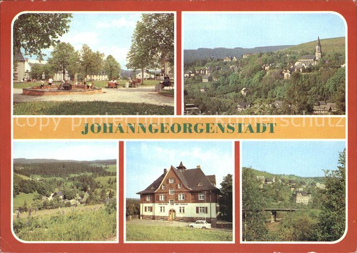 Johanngeorgenstadt Platz des Bergmanns Unterjugel Jugendherberge Ernst Schneller