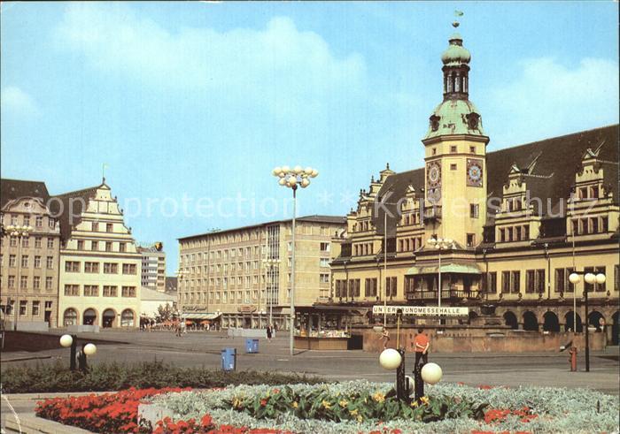 LEIPZIG Sachsen Markt altes Rathaus