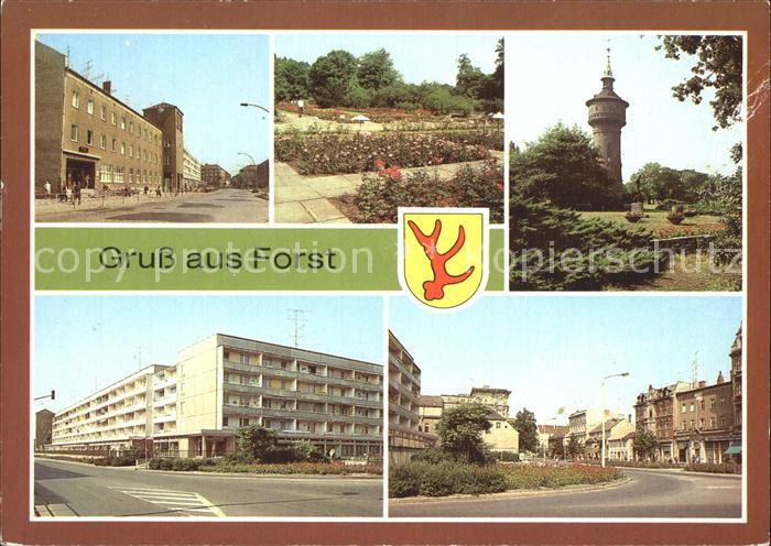 Forst Lausitz Post Rosengarten Berliner Strasse