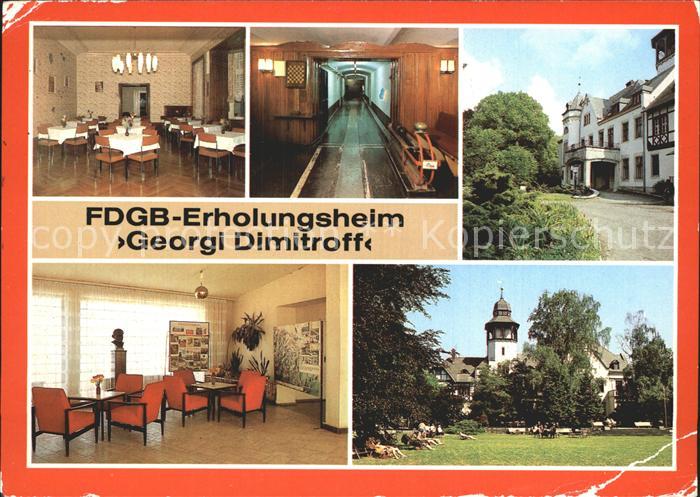 Wernigerode Harz EDGB-Erholungsheim Georgi Dimitroff