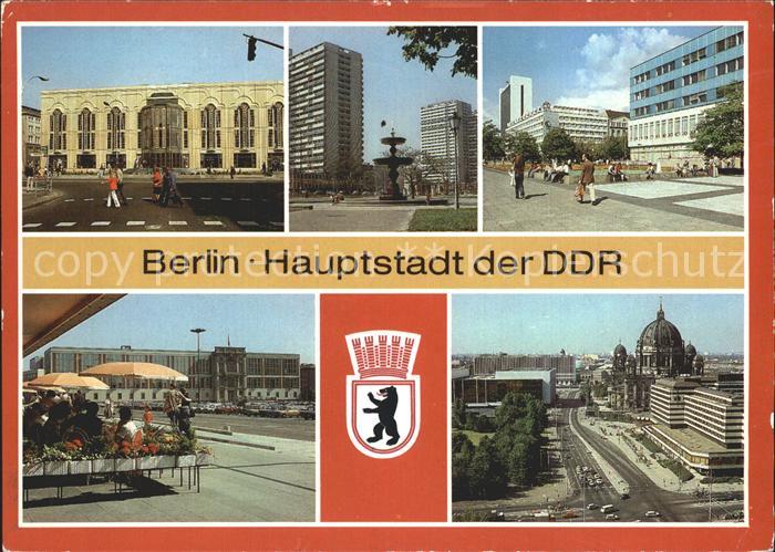 BERLIN CITY Friedrichstadtpalast Palast der Republik Karl-Liebknecht-Strasse