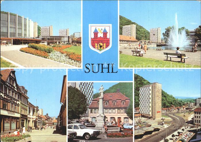 Suhl Thueringer Wald Halle der Freundschaft Waffenmuseum Wilhelm-Pieck-Strasse