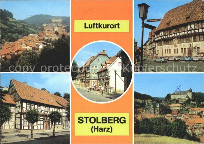 Stolberg Harz Rathaus Rittergasse Erholungsheim Comenius