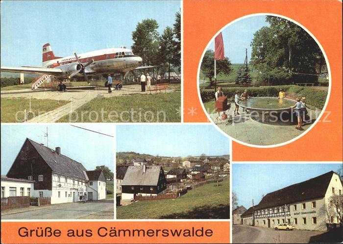 Caemmerswalde Schauflugzeug IL-14 Parkanlage Gaststaette