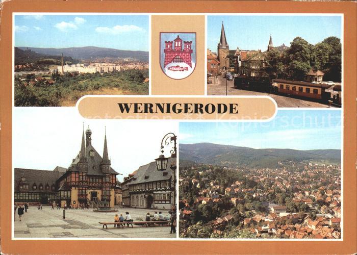 Wernigerode Harz Rathaus Westerntor Harzquerbahn