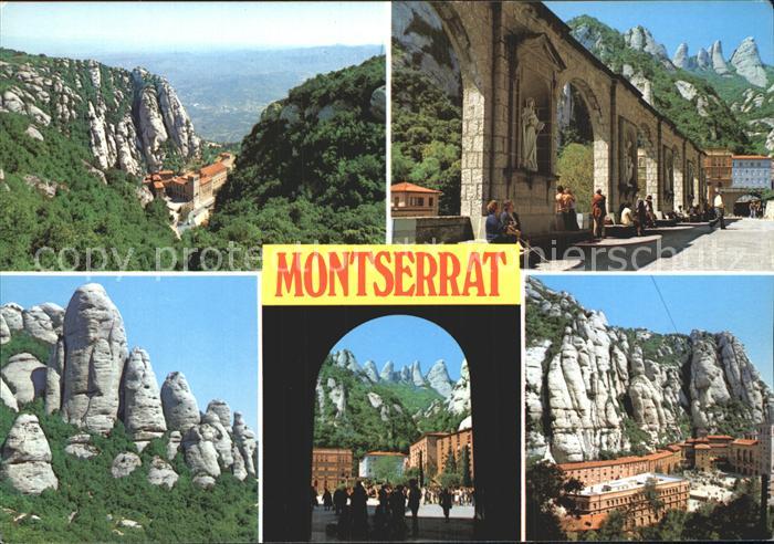Montserrat Kloster Ortsansichten