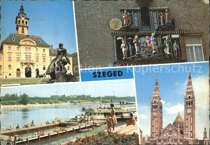 Szeged Freibad Muenster Uhr Brunnen