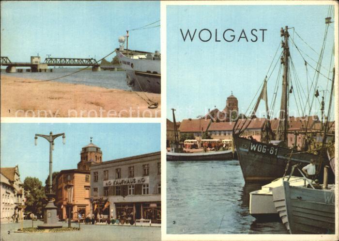 Wolgast Mecklenburg-Vorpommern Dampferanlegestelle Platz der Jugend Hafen