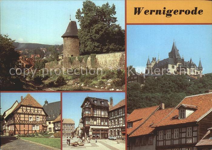 Wernigerode Harz Wallgraben Klintgasse Markt Schloss