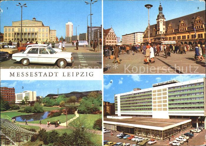 LEIPZIG Sachsen Opernhaus Karl-Marx-Platz Altes Rathaus Hotel Stadt Leipzig