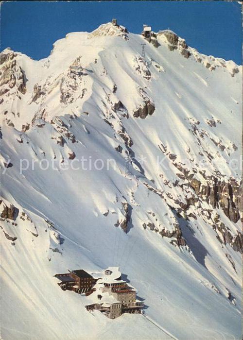 Zugspitze Hotel Schneefernerhaus Gipfelbahn Station Muenchner Haus