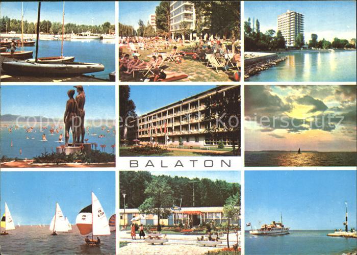 Balaton Plattensee Segelboot Schiff Hafen