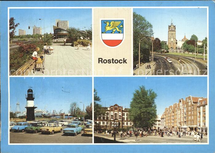 ROSTOCK  CITY Restaurant Kosmos Kroepeliner Tor Universitaetsplatz