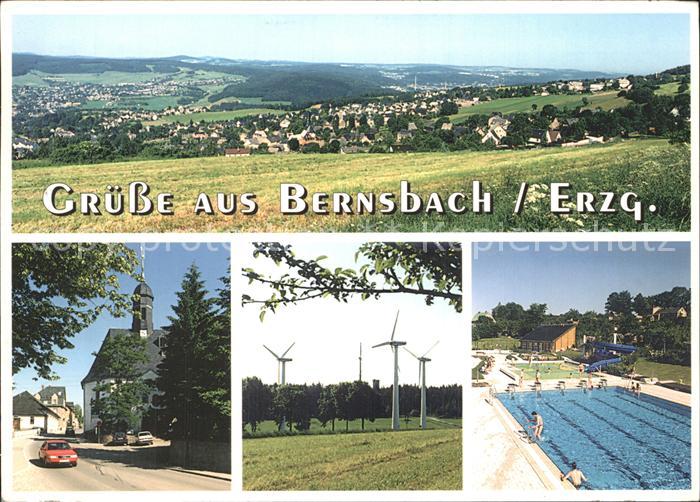 Bernsbach Kirche Windpark Freibad