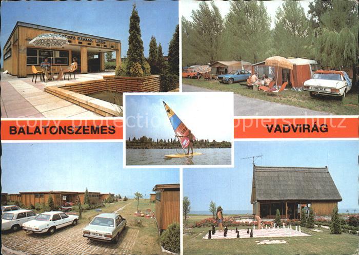 Balatonszemes Campingplatz Segelboot