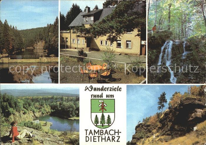 Tambach-Dietharz Gothaer Talsperre Waldbaude Spitterfall Falkenstein