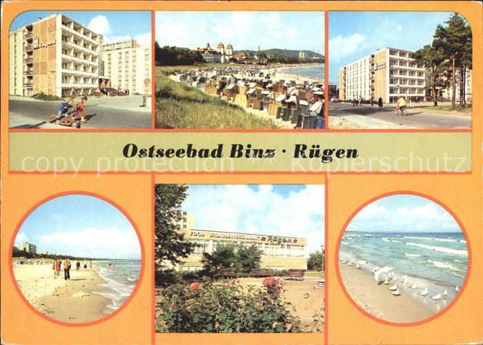 Binz Ruegen Erholunsgheim Rugard Bettenhaus Stubbenkammer Moewen