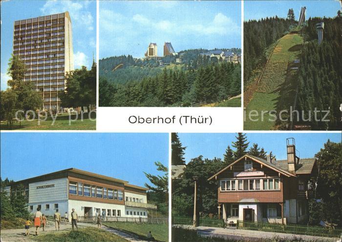 Oberhof Thueringen Erholungsheim Rennsteig Interhotel Panorama Schanze