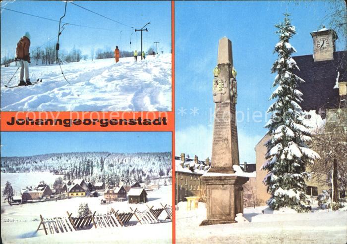 Johanngeorgenstadt Skilift Steinbach Postsaeule