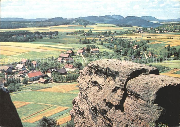 Reinhardtsdorf-Schoena Blick von der Kaiserkrone