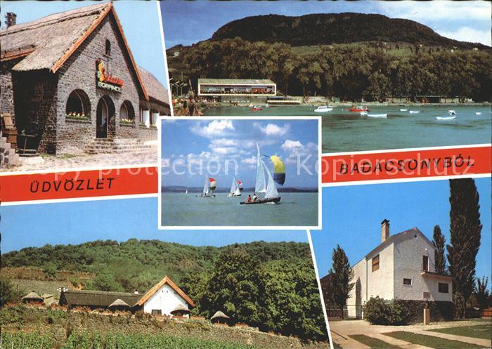 Badacsony Gebaeude Segelboot