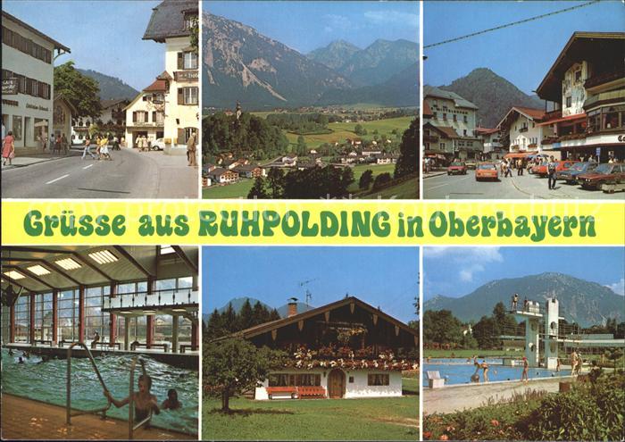 Ruhpolding Bayern Hallebad Schwimmbad Cafe