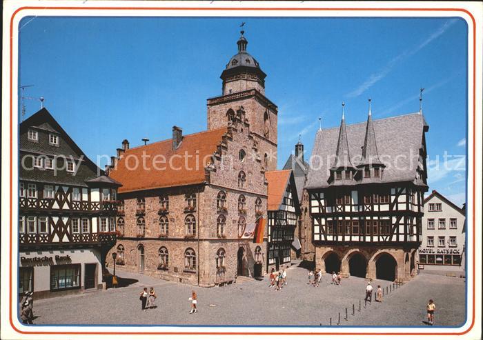 Alsfeld Rathaus Walpurgiskirche Weinhaus Bueckinghaus