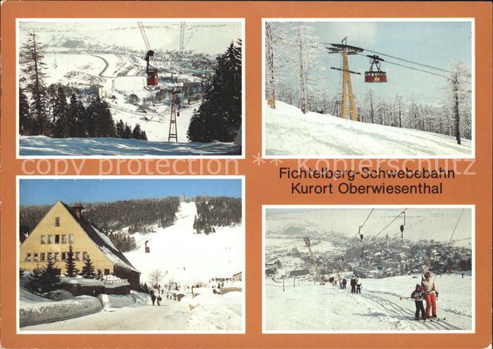 Oberwiesenthal Erzgebirge Fichtelberg-Seilbahn Sesselbahn