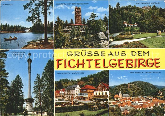 Bad Berneck Marktplatz Asenturm Fichtelsee Fernsehturm