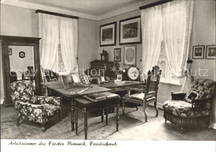 Friedrichsruh Aumuehle Arbeitszimmer Fuersten Bismarck