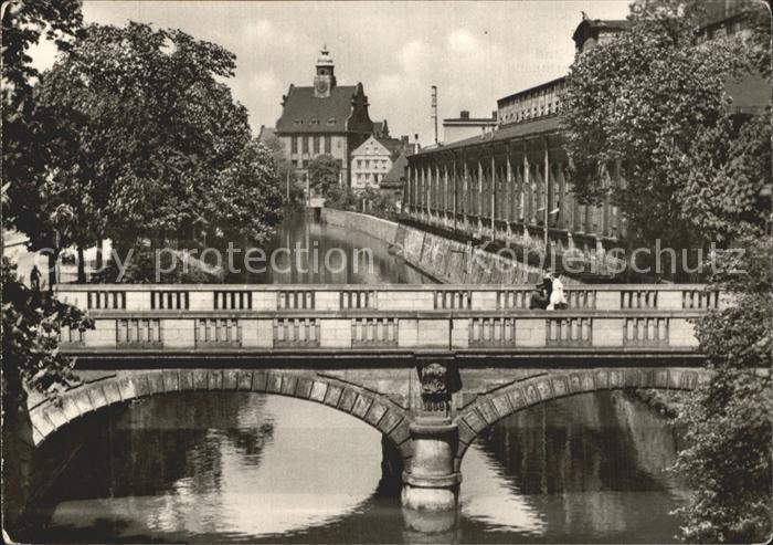 Karl-Marx-Stadt Bruecke Markthalle