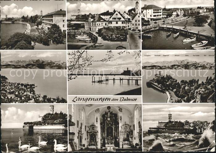 Langenargen Bodensee Schwan Kirche Inneres Hafen