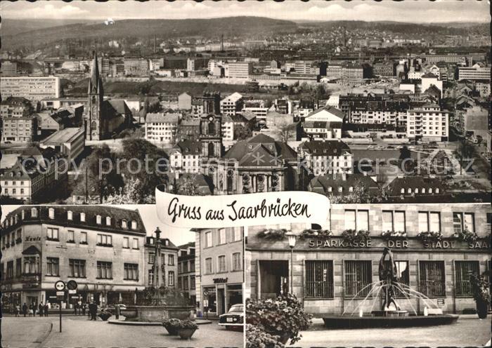 SAARBRueCKEN Saarland Sparkasse Brunnen