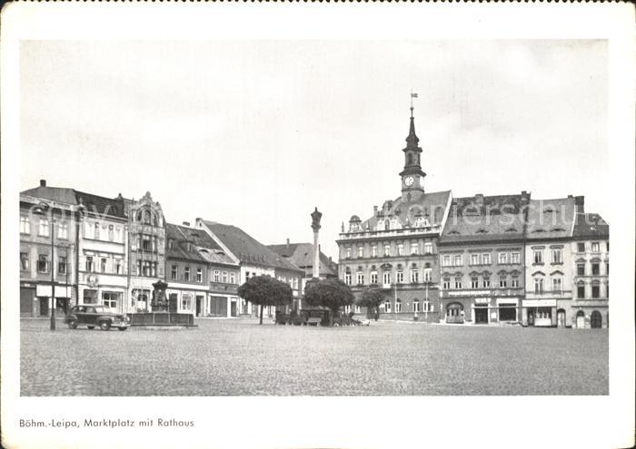 Leipa Boehmen Ceska Lipa Rathaus Marktplatz