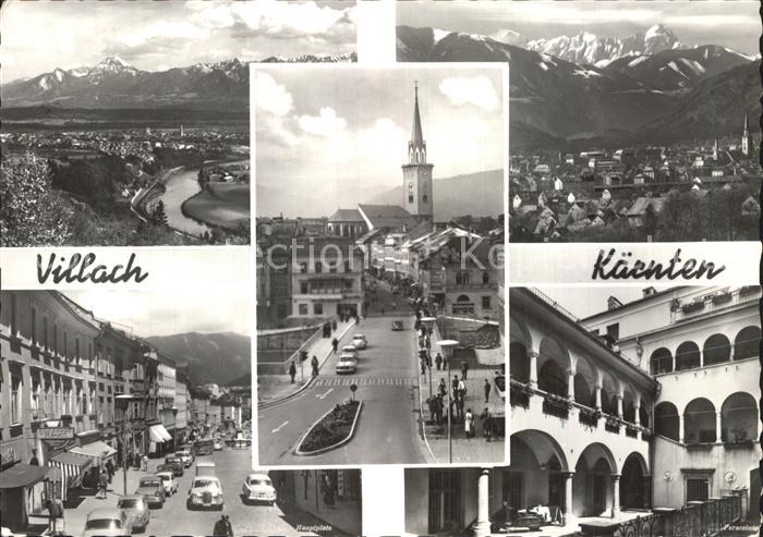 Villach Kaernten Teilansichten Hauptplatz Paracelsus