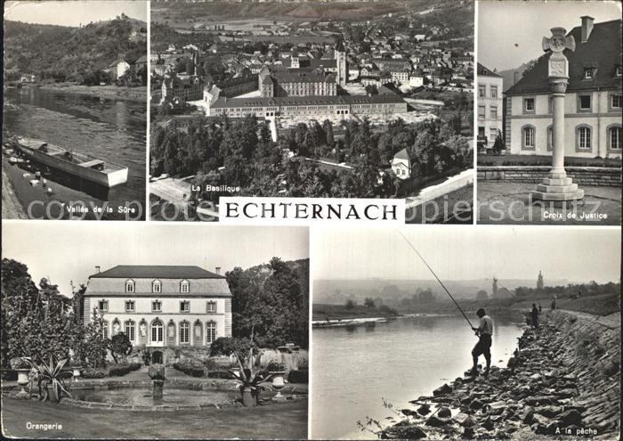 Echternach Croix de Justice Basilique Orangeris