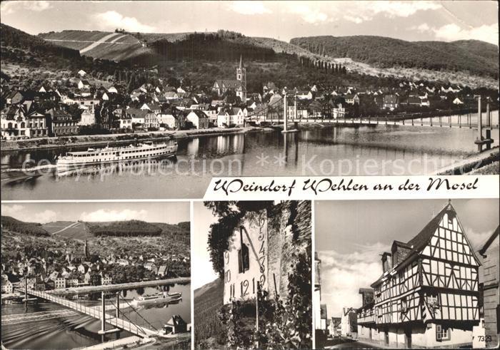 Wehlen Mosel Dampfer Alte Haus Uhr