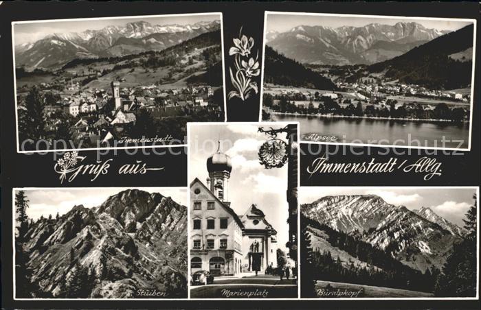 Immenstadt Allgaeu Marienplatz Alpsee Stuiben