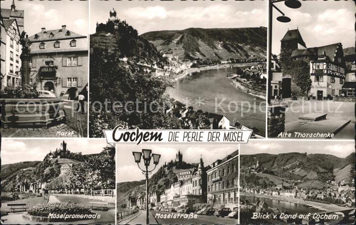 Cochem Mosel Alte Thorschenke Moselstrasse Markt
