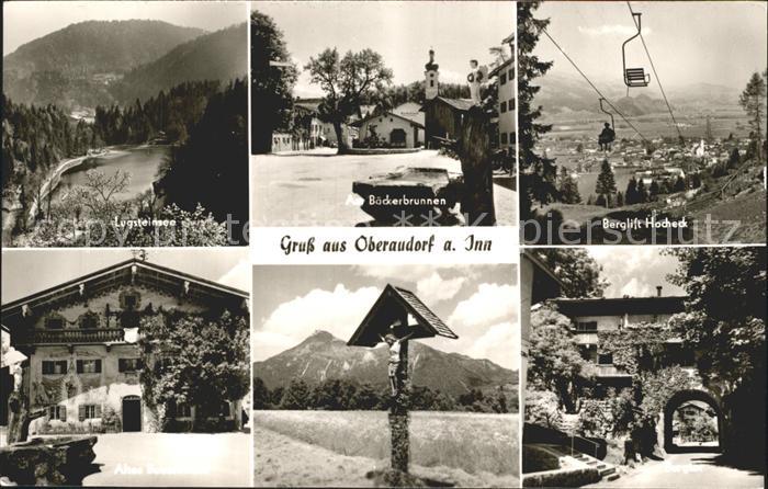 Oberaudorf Berglift Hocheck Baeckerbrunnen Wegekreuz