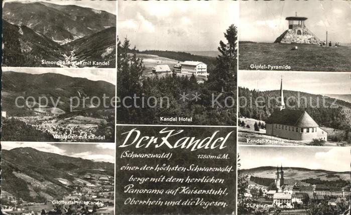 Kandel Waldkirch Breisgau Gipfel-Pyramide Glottertal Waldkirch