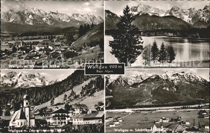 Wallgau Wetterstein Zugspitzmassiv Karwendel Schoettlikarspitze
