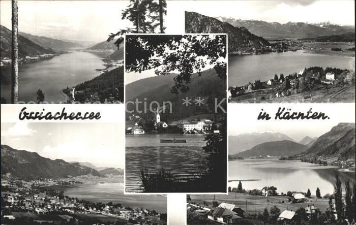 Ossiachersee Fliegeraufnahme