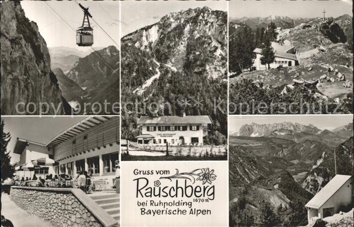 Ruhpolding Bayern Rauschberg Seilbahn Gasthaus