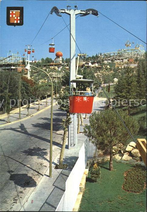 Barcelona Cataluna Seilbahn von Montjuich