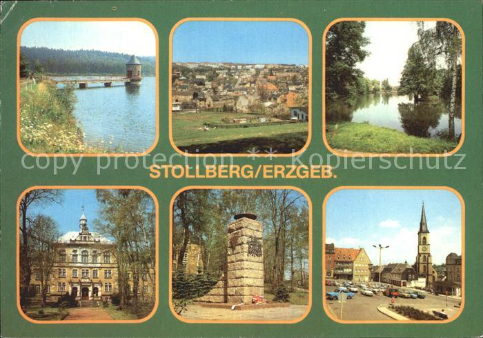 Stollberg Erzgebirge Querenbachtalsperre Walkteich Hans Beimler Oberschule Markt